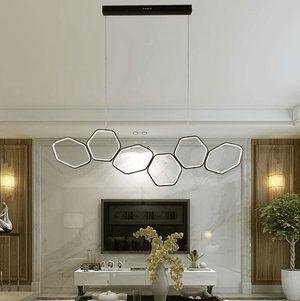 Jocasta - Art Deco LED Geometric Chandelier | Bright & Plus.