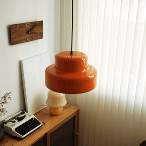 Kadri Retro Orange LED Pendant Light