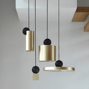 Kendall - Serene Brass Pendant Lights | Bright & Plus.