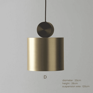 Kendall - Serene Brass Pendant Lights | Bright & Plus.