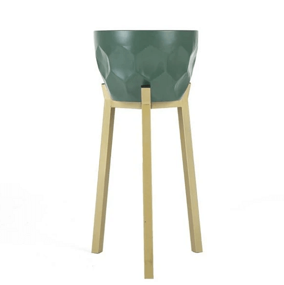 Koa - Geometric Modern Nordic Planter with Stand | Bright & Plus.