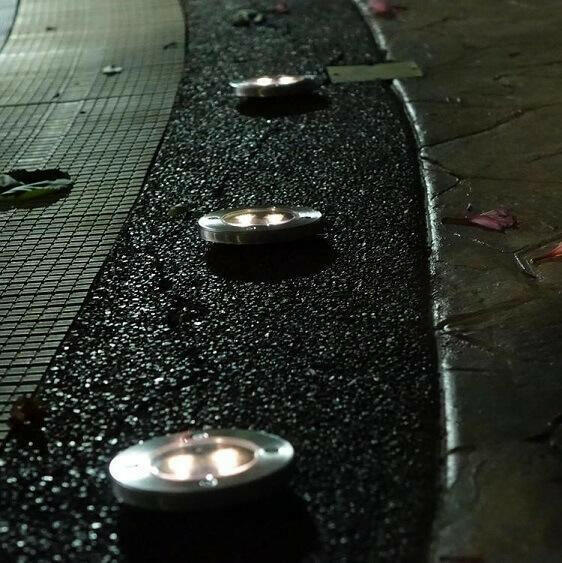 Solar Powered Floor Path LED Light | Bright & Plus.