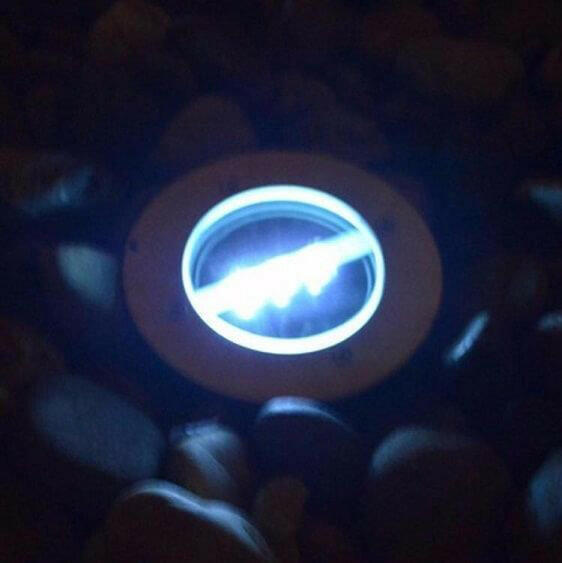 Solar Powered Floor Path LED Light | Bright & Plus.