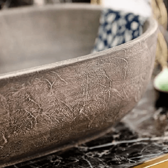 Laila - Vintage Antique Cement Wash Basin | Bright & Plus.