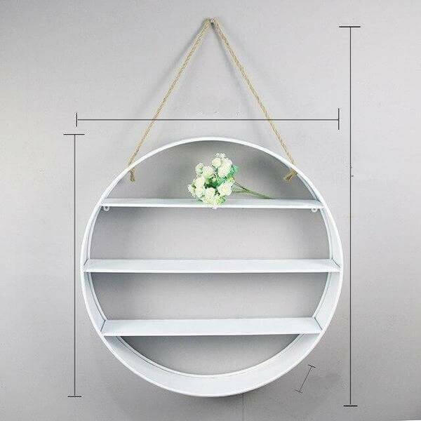 Lau - Wood & Iron Wheel Shelf | Bright & Plus.