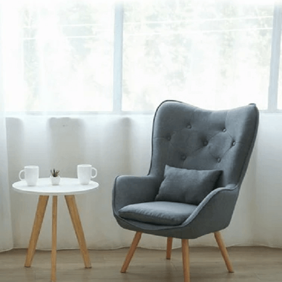 Laurel gray deals accent chair