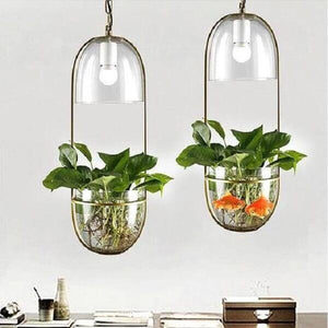 Lileas - Modern Hanging Planter Lamp | Bright & Plus.