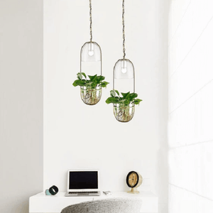 Lileas - Modern Hanging Planter Lamp | Bright & Plus.
