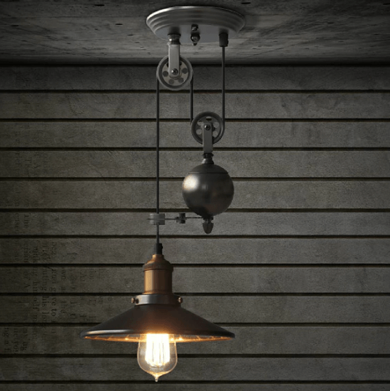 Pulley online pendant light