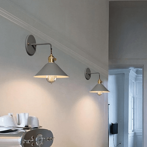 Linus - Vintage Plated Wall Lamp | Bright & Plus.