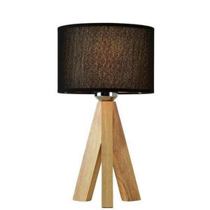 Lizbeth - Three Leg Wooden Base Lamp | Bright & Plus.