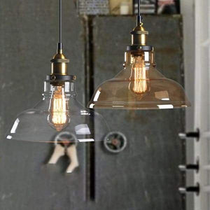 Loft Retro Glass Stone Pendant Lights | Bright & Plus.