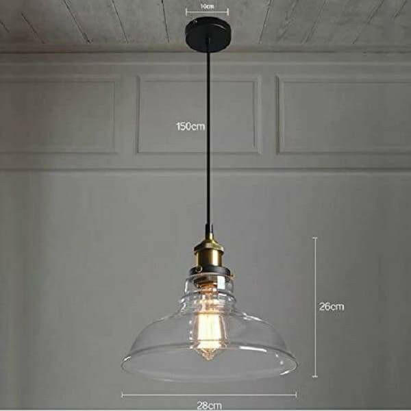 Loft Retro Glass Stone Pendant Lights | Bright & Plus.
