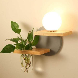 Lyla - LED Lamp Planter & Shelves Combo | Bright & Plus.
