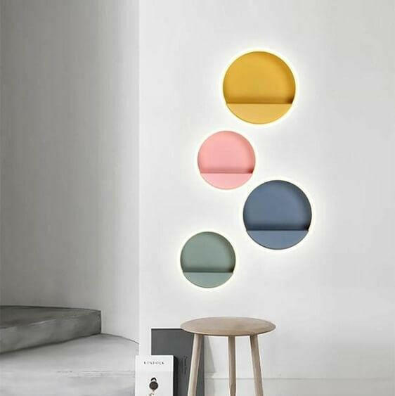 Macarone - Modern Nordic Round LED Wall Lamp | Bright & Plus.