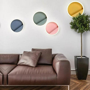 Macarone - Modern Nordic Round LED Wall Lamp | Bright & Plus.