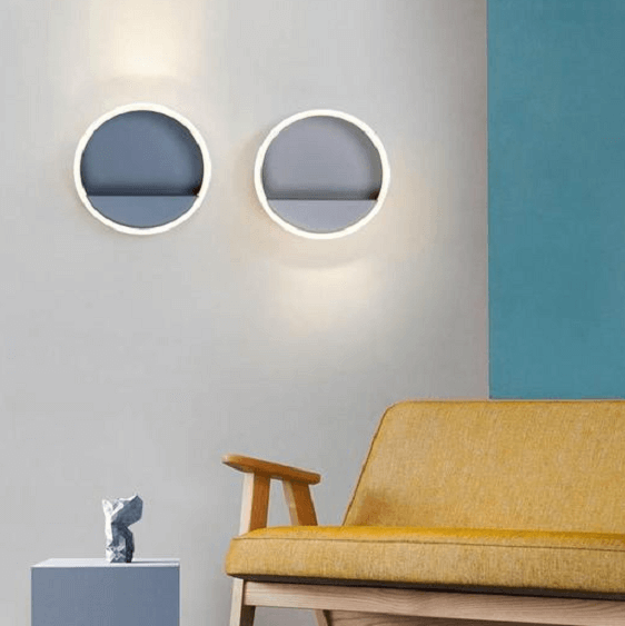 Macarone - Modern Nordic Round LED Wall Lamp | Bright & Plus.