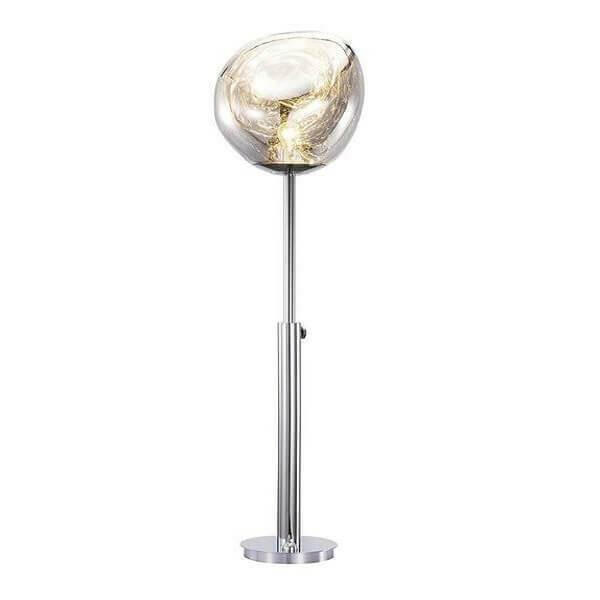 Matilda - Chrome Lava Floor Lamp | bright & plus