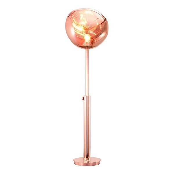 Matilda - Copper Lava Floor Lamp | Bright & Plus.