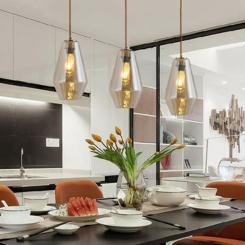 Meriall - Hanging Glass Pendant Lamp