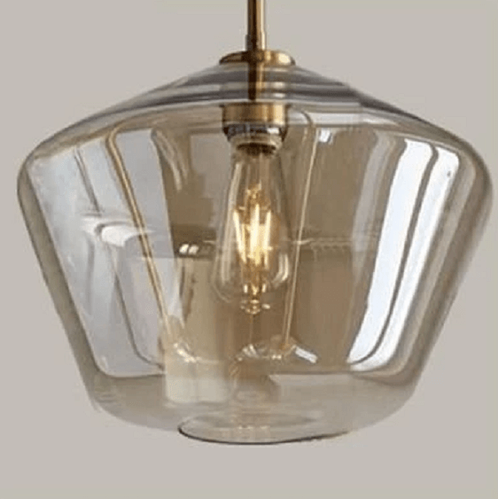 Meriall - Hanging Glass Pendant Lamp | Bright & Plus.