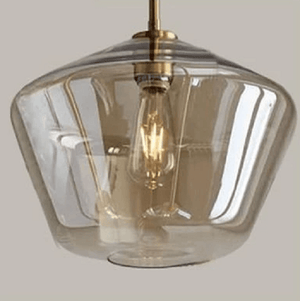 Meriall - Hanging Glass Pendant Lamp | Bright & Plus.