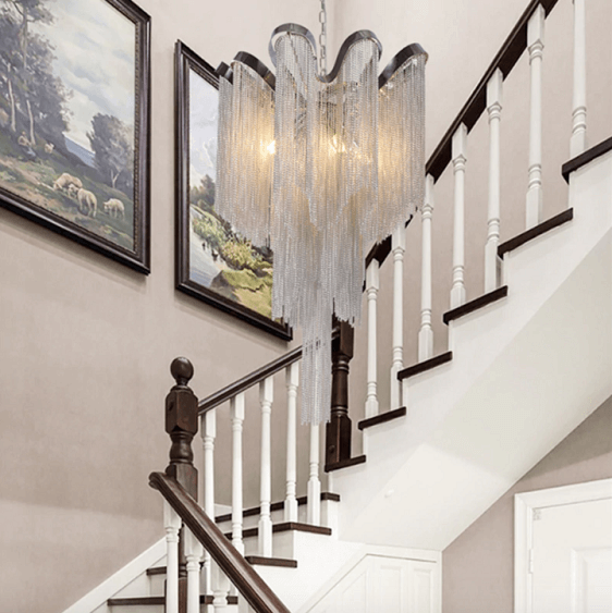Moda Luxury Chain Chandelier | Bright & Plus.
