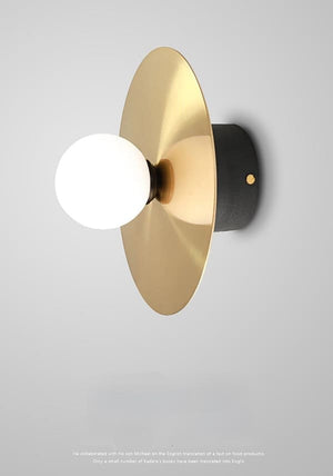 Modern Gold LED Indoor Wall Sconce Lamp