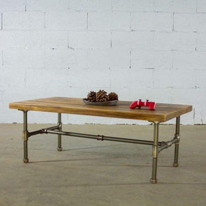 Modern Industrial Rectangular Coffee Table | Bright & Plus.