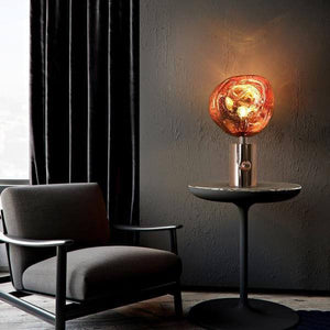 Modern Melt Led Table Lamp Replica Tom Dixon Gold/Chrome | Bright & Plus.
