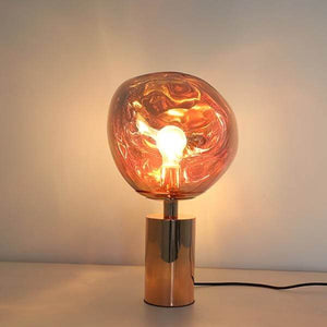 Modern Melt Led Table Lamp Replica Tom Dixon Gold/Chrome | Bright & Plus.