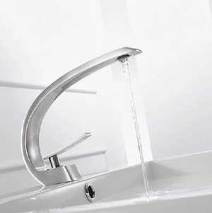 Modern Crane Design Single Handle Basin Faucet | Bright & Plus.