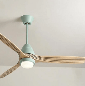 Modern Nordic Ceiling Fan with LED Light | Bright & Plus.