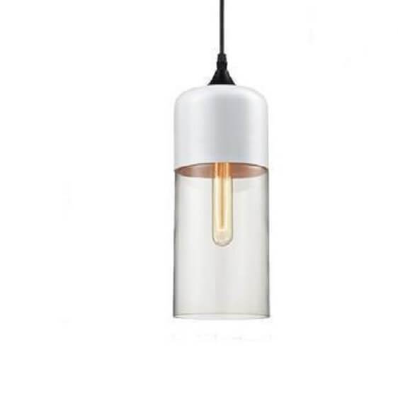 Nordic Style Modern Colorful Glass Bowl Pendant Light