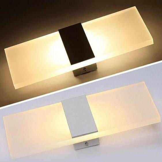 Modern Strip Acrylic LED Wall Lamp | Bright & Plus.