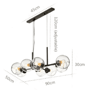 Molecula -  Nordic Loft Crystal Ball Pendant Lights | Bright & Plus.