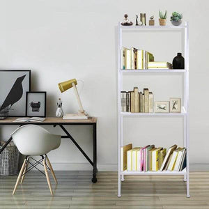 Nailah - Four Shelf Open Display Bookcase | Bright & Plus.