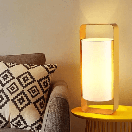 Nate - Modern Frame Floating Lantern Desk Lamp | Bright & Plus.