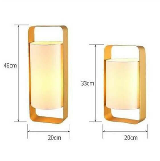 Nate - Modern Frame Floating Lantern Desk Lamp | Bright & Plus.