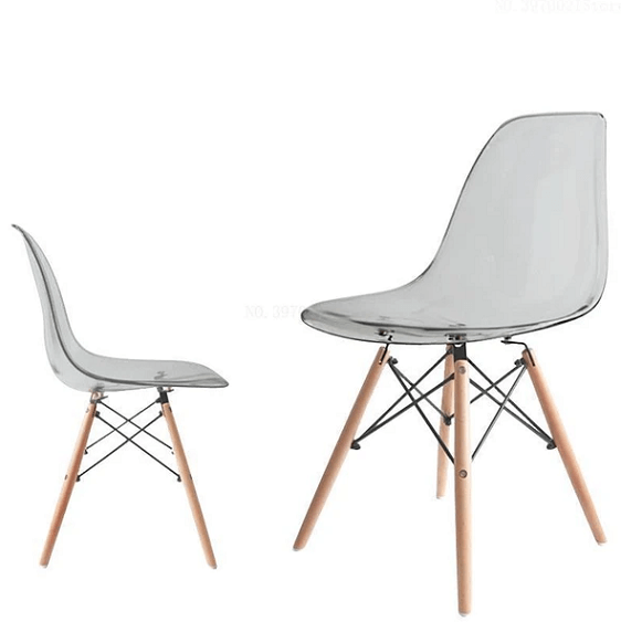 Nola - Transparent Modern Chair | Bright & Plus.