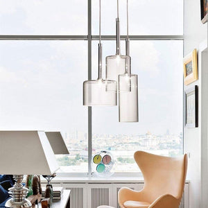 Nordic Glass Chandelier 3 Lights