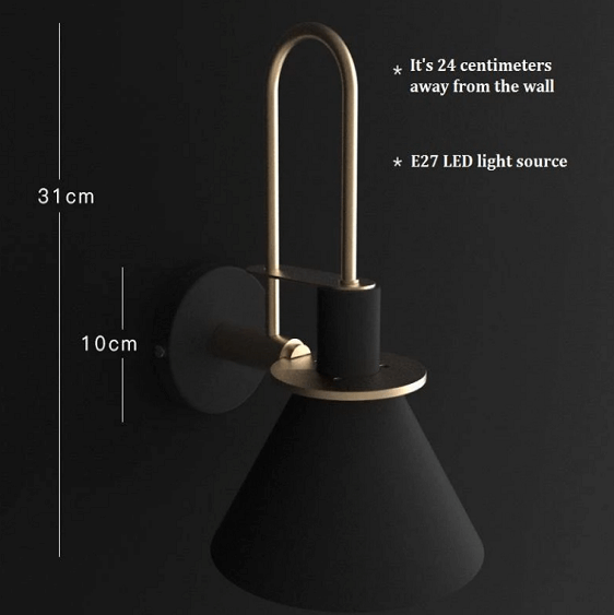 Nordic Wall Light Black | Bright & Plus.