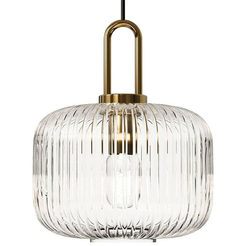 Ocker - Glass Pendant Lamp with Japanese Design