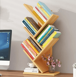 Paityn - Angled Desktop Bookcase | Bright & Plus.