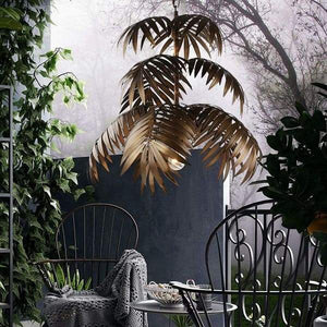 JEUNEU Palm - Antique Bronze Chandelier | Bright & Plus.