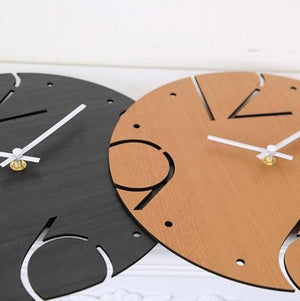 Perry-Number Hollow Out Wooden Clock | Bright & Plus.