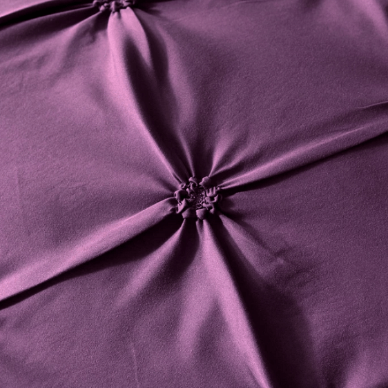 Pinch Pleat 3-Piece Duvet Cover Set | Bright & Plus.