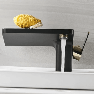 Portia - Porcelain Faucet with Mini Shelf | Bright & Plus.