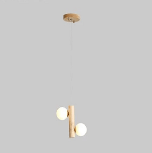 Prescott - Modern Wooden Bulb Chandelier | Bright & Plus.