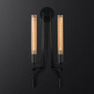 Retro LED Wall Light with Cylindrical Lampshade